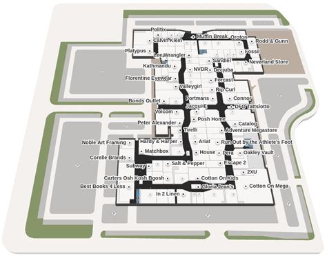 dfo moorabbin map